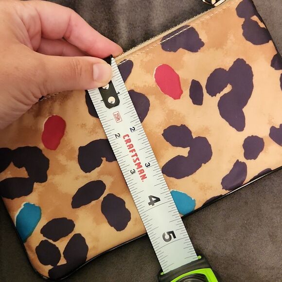 Kate Spade Bag Purse Wristlet Clutch Multicolor Leopard Print Wristlet - Picture 13 of 13